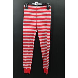 HANNAH ANDERSSON RED GRAY STRIPE BOYS PAJAMA PANTS SIZE 8 130